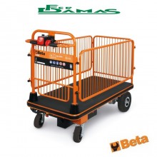 CARRELLO CONTENITORE ELETTRICO CON SPONDE "BRUTUS" MOD. C48M